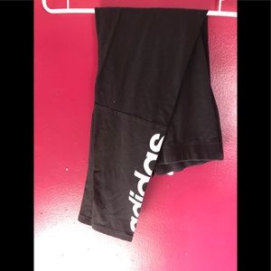 Adidas leggings with adidas logo